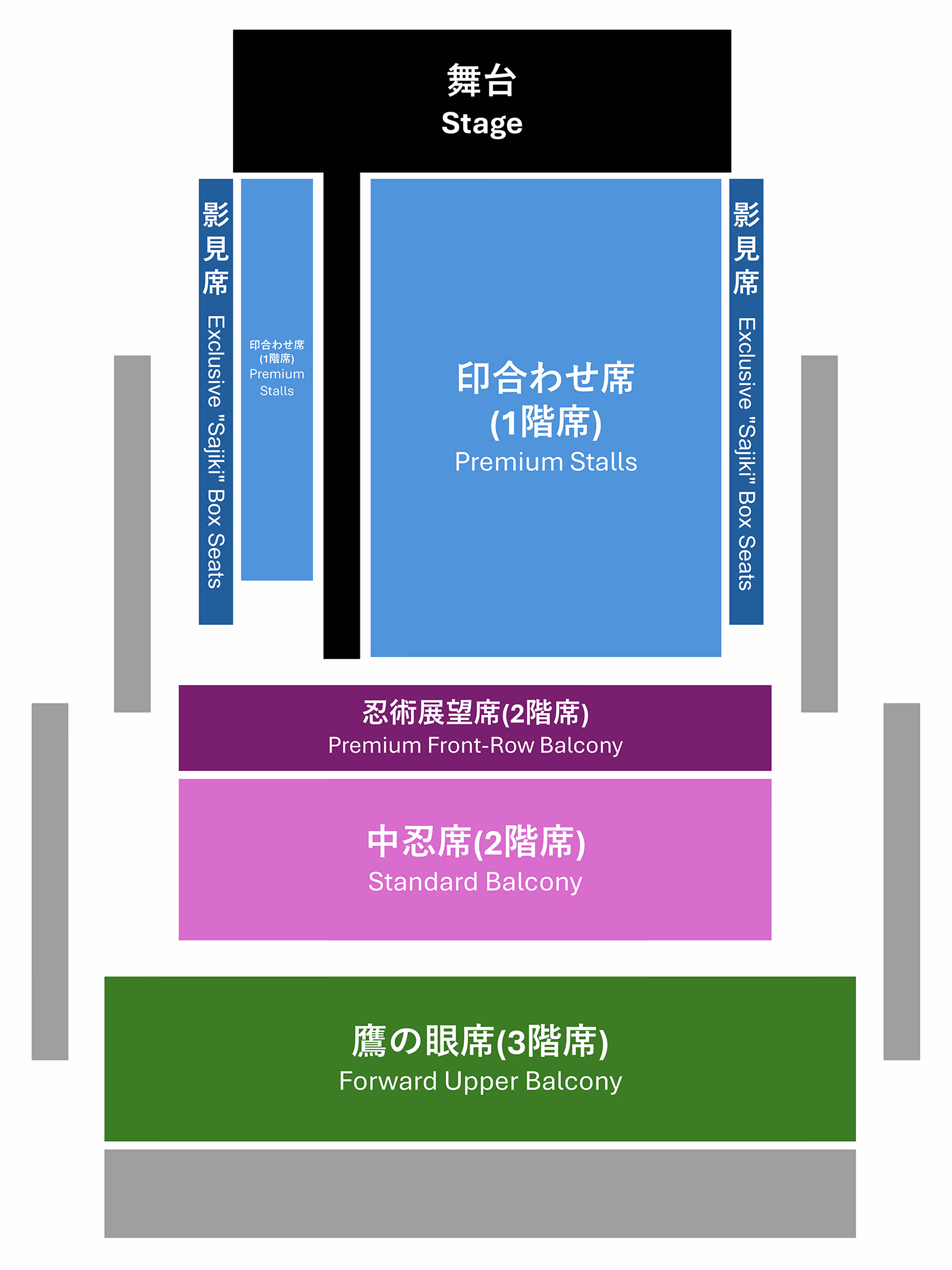 京都・南座 座席表